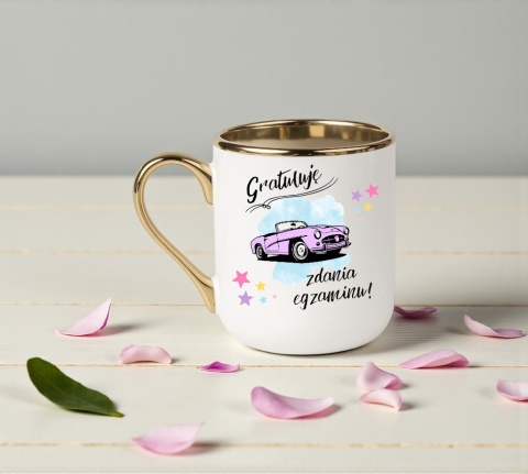 Kubek PREMIUM oryginalny śmieszny prezent dla Młodego KIEROWCY PRAWO JAZDY