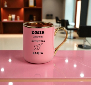 Kubek PREMIUM prezent dla KOLEŻANKI PRZYJACIÓŁKI z imieniem oryginalny upominek