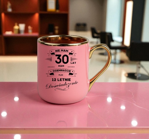 Kubek PREMIUM prezent na URODZINY 30 LAT oryginalny upominek z dedykacją