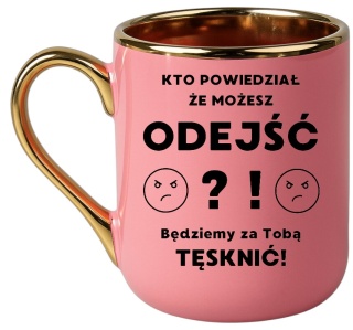 Kubek PREMIUM prezent na pożegnanie kolegi koleżanki zakończenie pracy