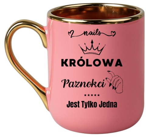 Kubek PREMIUM wyjątkowy prezent dla STYLISTKI PAZNOKCI