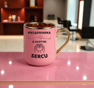 Kubek PREMIUM z dedykacją wyjątkowy elegancki prezent dla PIELĘGNIARKI