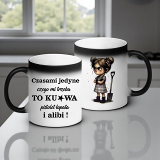 Kubek magiczny oryginalny śmieszny prezent dla KOLEŻANKI DZIEWCZYNY KOBIETY