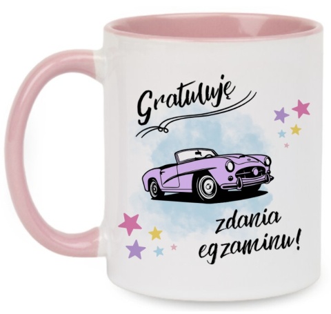 Kubek oryginalny śmieszny prezent dla Młodego KIEROWCY PRAWO JAZDY