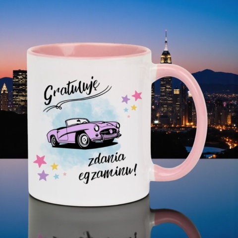 Kubek oryginalny śmieszny prezent dla Młodego KIEROWCY PRAWO JAZDY