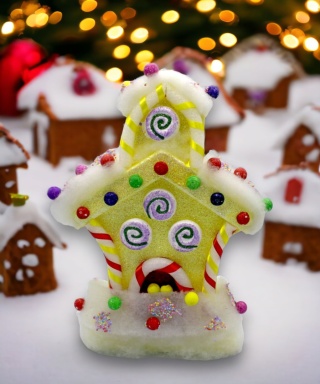 Ozdoba dekoracja świąteczna zawieszka choinkowa stroik 32cm