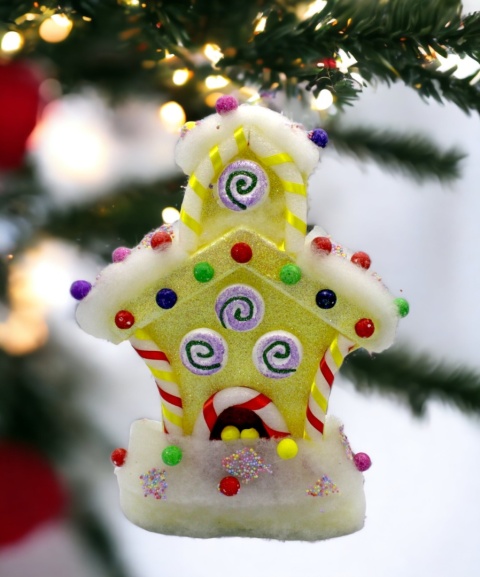 Ozdoba dekoracja świąteczna zawieszka choinkowa stroik 32cm