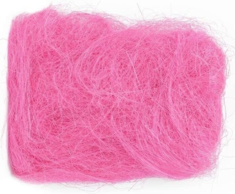 SIZAL naturalny ozdobny DEKORACJA 30g różowy