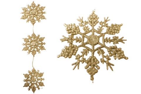 Zawieszka choinkowa śnieżynka