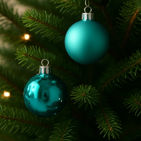 Bombki choinkowe 3cm zestaw 24szt ozdoba bombka na choinkę jasny niebieski