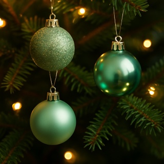 Bombki choinkowe 3cm zestaw 24szt ozdoba bombka na choinkę miętowy
