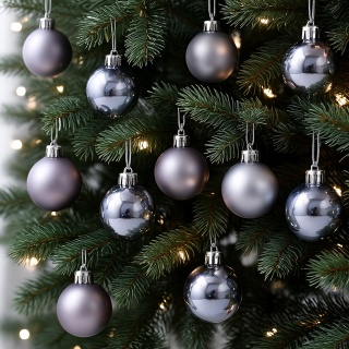 Bombki choinkowe 3cm zestaw 24szt ozdoba bombka na choinkę niebieski