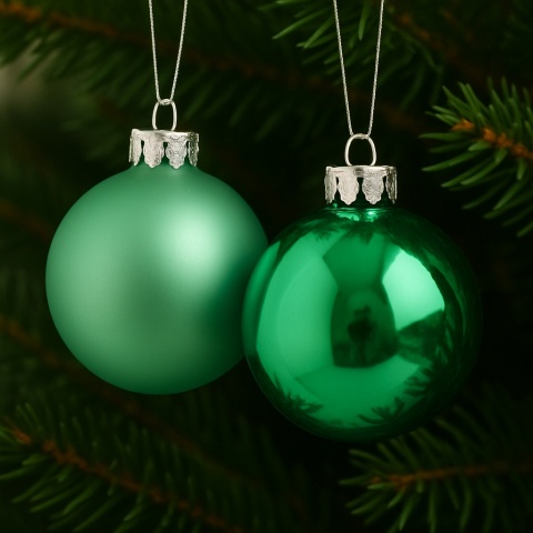 Bombki choinkowe 4cm zestaw 30szt ozdoba bombka na choinkę miętowy