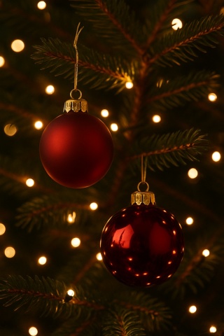 Bombki choinkowe 6cm zestaw 30szt ozdoba bombka na choinkę burgund