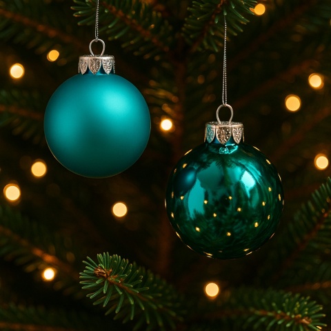 Bombki choinkowe 6cm zestaw 30szt ozdoba bombka na choinkę jasny niebieski