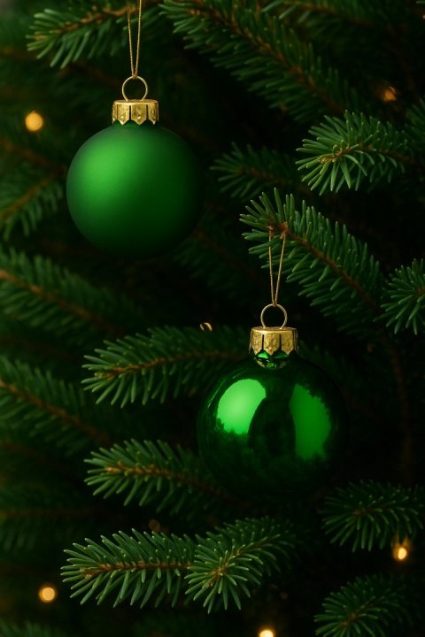 Bombki choinkowe 8cm zestaw 15szt ozdoba bombka na choinkę zielony