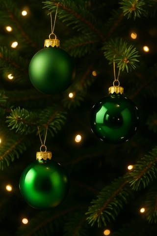 Bombki choinkowe 8cm zestaw 15szt ozdoba bombka na choinkę zielony