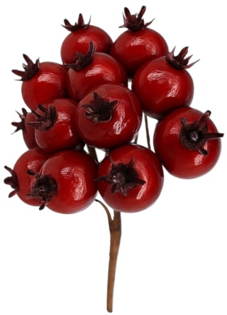 Dekoracja świąteczna ozdoba gałązka sztuczna stroik 11cm