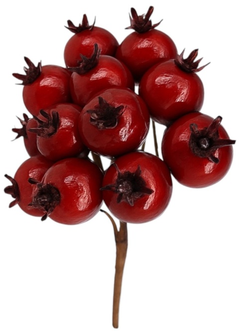 Dekoracja świąteczna ozdoba gałązka sztuczna stroik 11cm