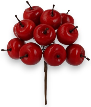 Dekoracja świąteczna ozdoba gałązka sztuczna stroik 11cm