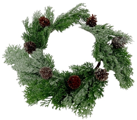 Dekoracja świąteczna ozdoba piękny stroik 40cm