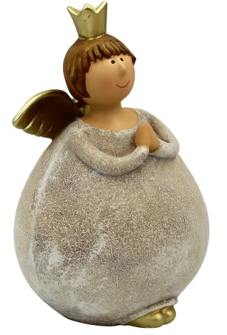 Figurka ceramiczna ozdoba dekoracja piękny ANIOŁ 16cm