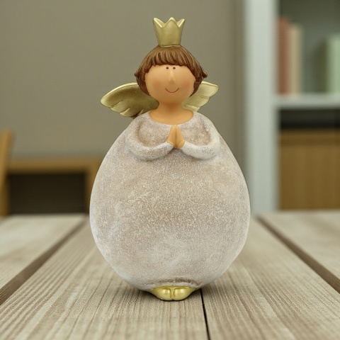 Figurka ceramiczna ozdoba dekoracja piękny ANIOŁ 16cm