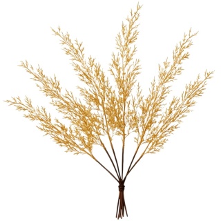 Gałązka świąteczna stroik dekoracja 23cm wiązka złota