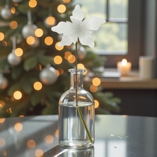 Gwiazda betlejemska poinsecja na piku kwiat ozdoba dekoracja świąteczna