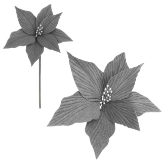 Gwiazda betlejemska poinsecja na piku kwiat ozdoba dekoracja świąteczna