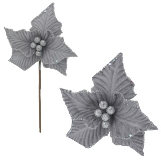 Gwiazda betlejemska poinsecja na piku kwiat ozdoba dekoracja świąteczna