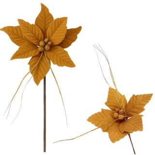 Gwiazda betlejemska poinsecja na piku kwiat ozdoba dekoracja świąteczna