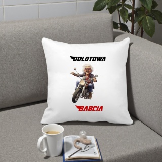 Poduszka i kubek zestaw prezent DZIEŃ BABCI urodziny imieniny Babcia