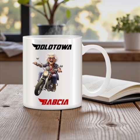 Poduszka i kubek zestaw prezent DZIEŃ BABCI urodziny imieniny Babcia