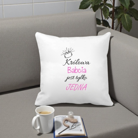 Poduszka i kubek zestaw prezent DZIEŃ BABCI urodziny imieniny Babcia