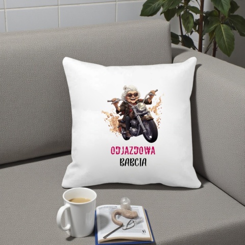 Poduszka i kubek zestaw prezent DZIEŃ BABCI urodziny imieniny Babcia