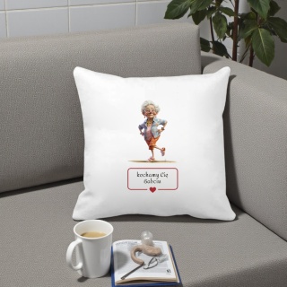 Poduszka i kubek zestaw prezent DZIEŃ BABCI urodziny imieniny Babcia