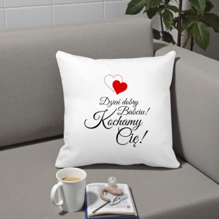 Poduszka i kubek zestaw prezent DZIEŃ BABCI urodziny imieniny Babcia