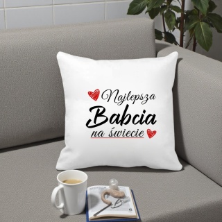 Poduszka i kubek zestaw prezent DZIEŃ BABCI urodziny imieniny Babcia