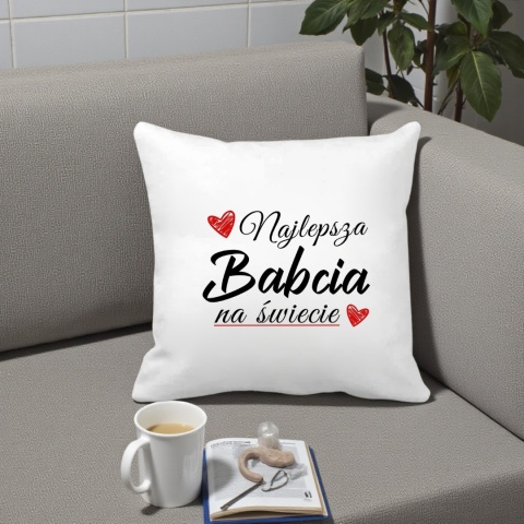 Poduszka i kubek zestaw prezent DZIEŃ BABCI urodziny imieniny Babcia