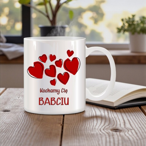 Poduszka i kubek zestaw prezent DZIEŃ BABCI urodziny imieniny Babcia