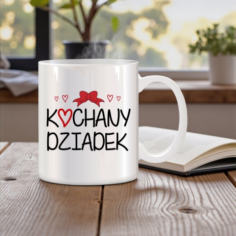 Poduszka i kubek zestaw prezent DZIEŃ DZIADKA urodziny imieniny Dziadek