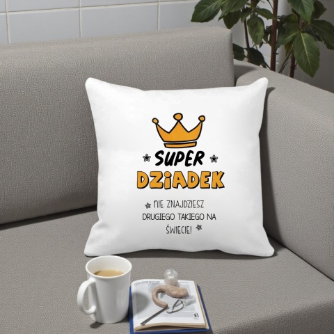 Poduszka i kubek zestaw prezent DZIEŃ DZIADKA urodziny imieniny Dziadek
