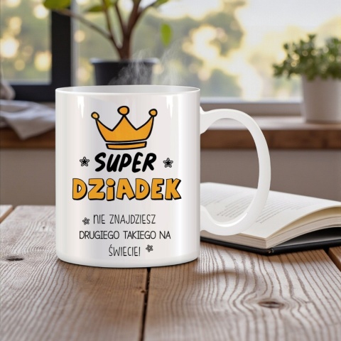 Poduszka i kubek zestaw prezent DZIEŃ DZIADKA urodziny imieniny Dziadek
