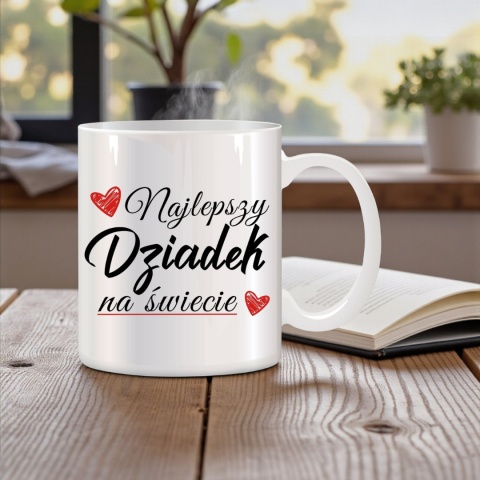 Poduszka i kubek zestaw prezent DZIEŃ DZIADKA urodziny imieniny Dziadek