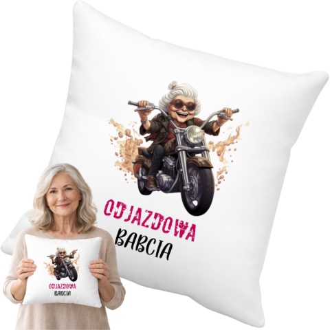 Poduszka z nadrukiem prezent DZIEŃ BABCI różne wzory Babcia