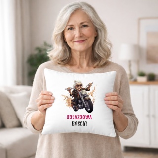 Poduszka z nadrukiem prezent DZIEŃ BABCI różne wzory Babcia