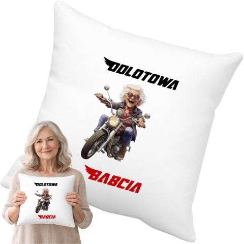 Poduszka z nadrukiem prezent DZIEŃ BABCI różne wzory Babcia