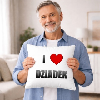Poduszka z nadrukiem prezent DZIEŃ DZIADKA różne wzory Dziadek