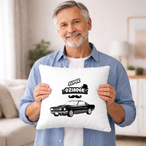 Poduszka z nadrukiem prezent DZIEŃ DZIADKA różne wzory Dziadek